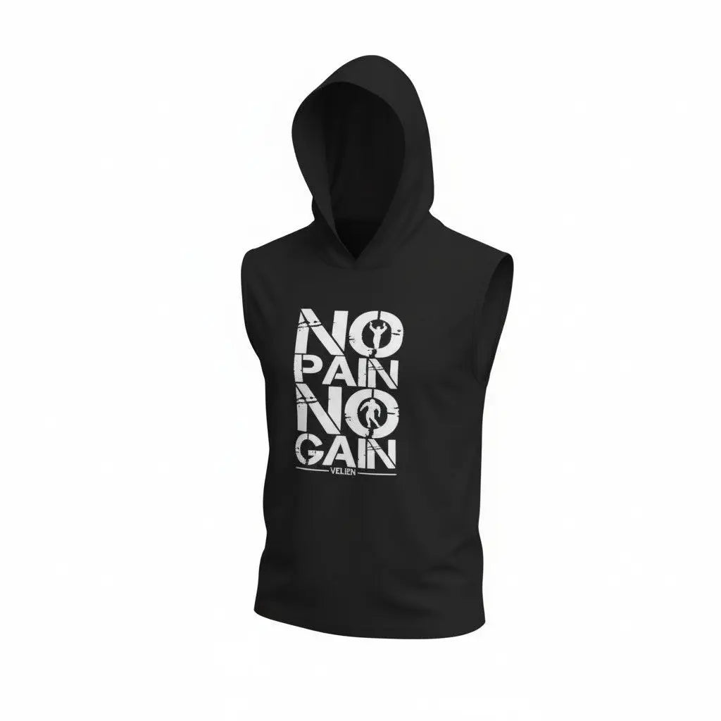 Sleeveless Hoodie T-Shirt Velien