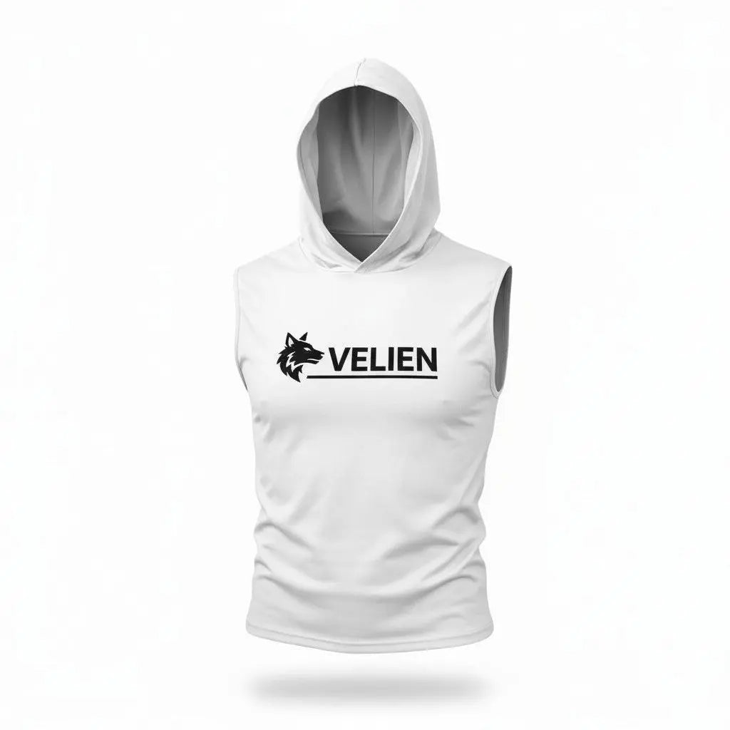 Sleeveless Hoodie T-Shirt Velien