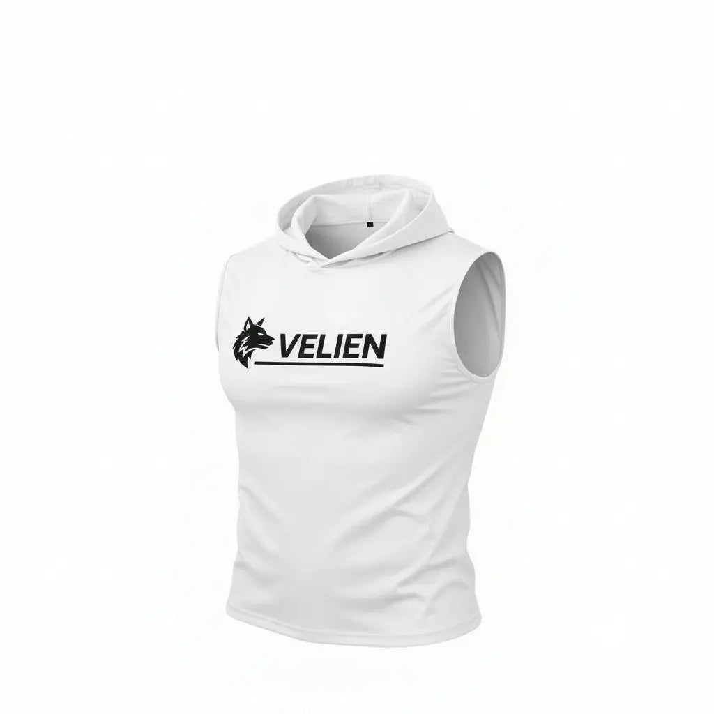 Sleeveless Hoodie T-Shirt Velien